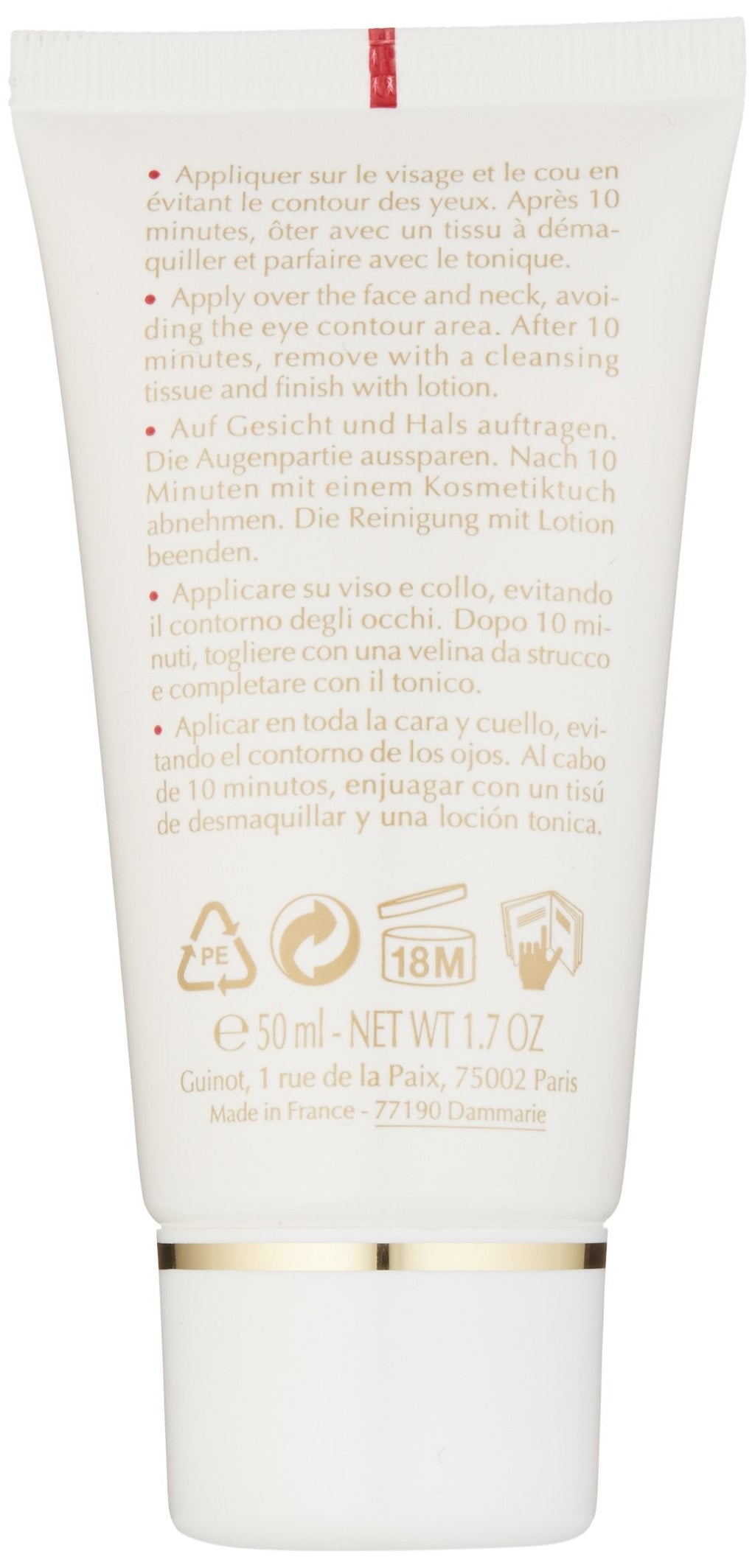Guinot Vital Anti-Wrinkle Mask, 1.6 oz – Rejuvenating Facial Mask for Mature Skin