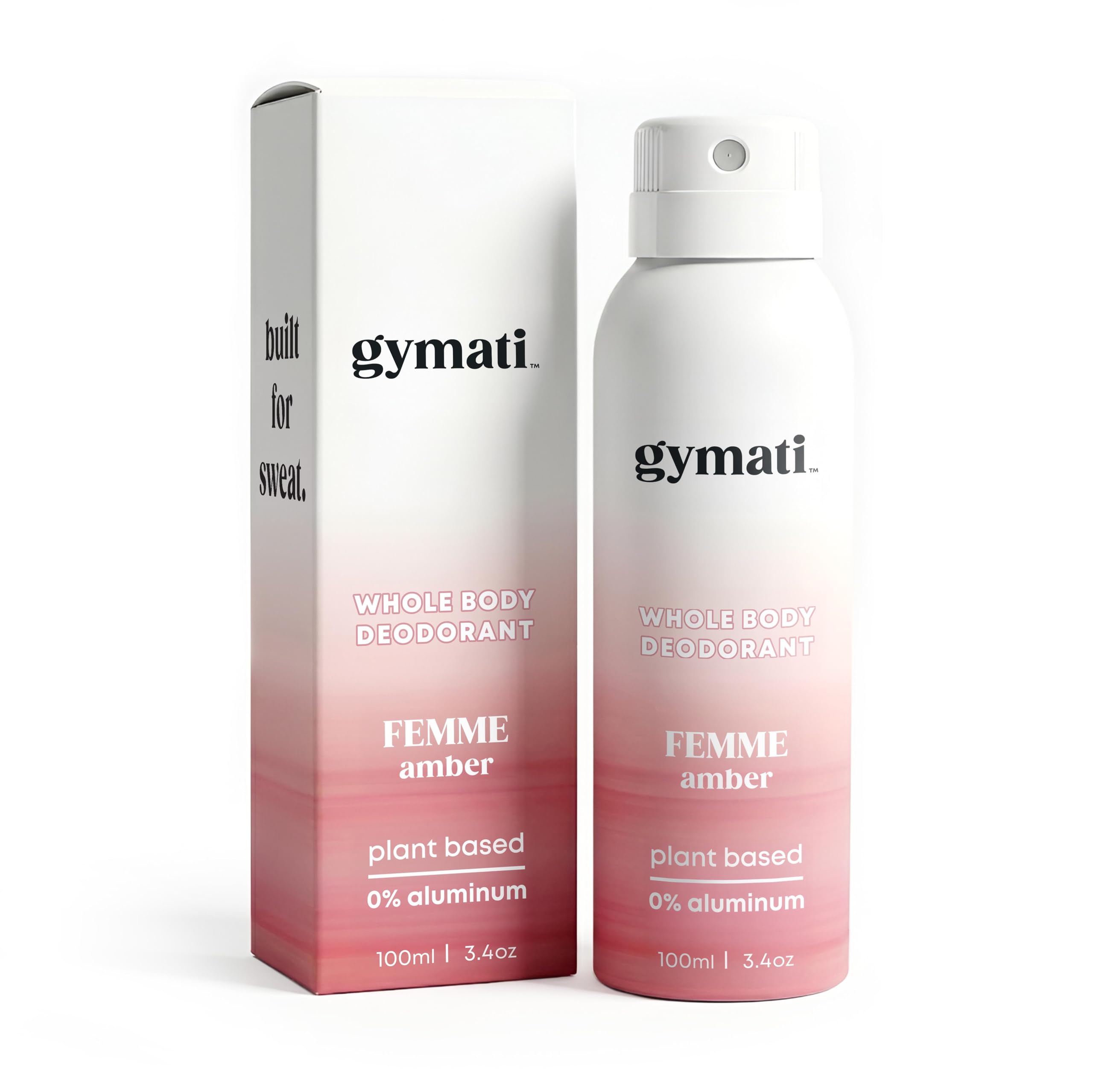 Gymati Natural Deodorant Body Spray for Women – Aluminum-Free, Plant-Based, Designer-Fragrance Inspired