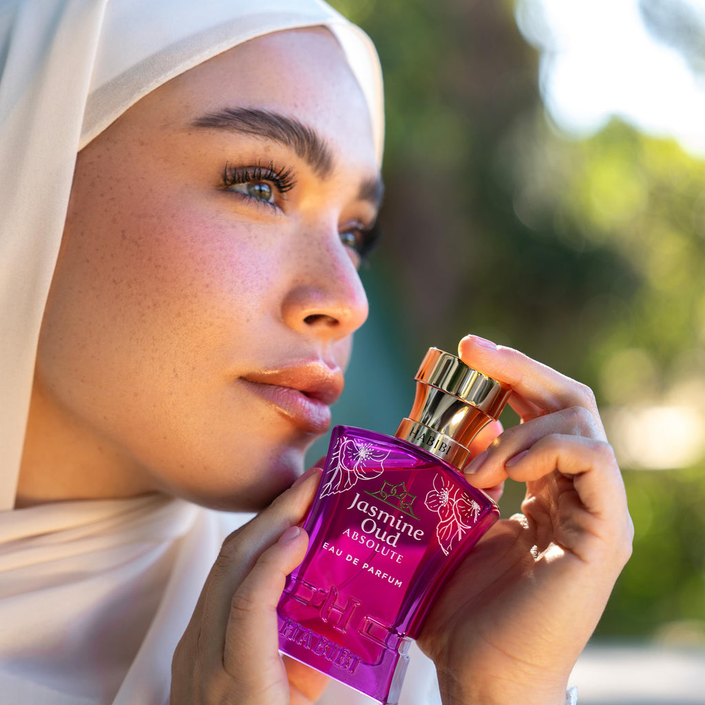 H HABIBI Jasmine Oud Absolute – Long-Lasting Arabian Perfume for Women, 75ml