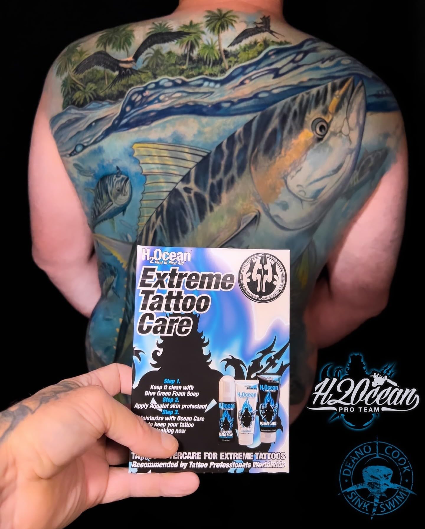 H2Ocean Extreme Tattoo Aftercare Kit – 3-Step Healing with Sea Minerals