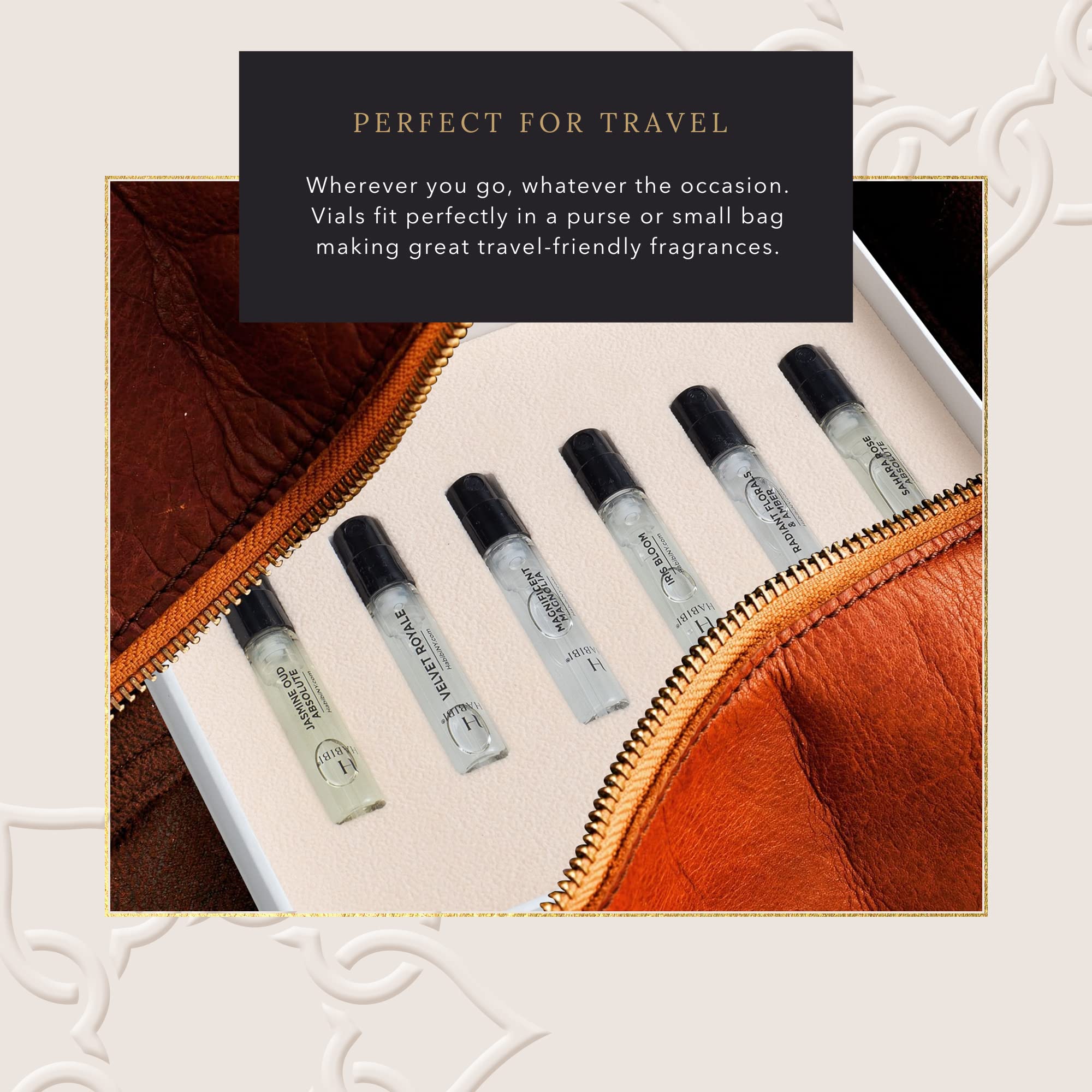 H HABIBI Deluxe Discovery Set – 5x2ml Luxury EDP Sampler for Women