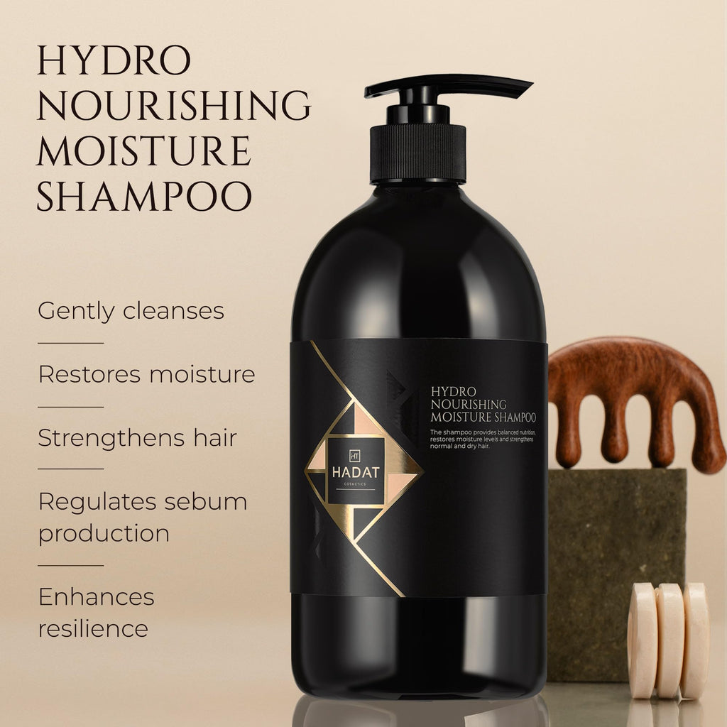 HADAT Hydro Nourishing Moisture Shampoo – Sulfate-Free Hydration for Dry & Color-Treated Hair