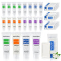HAIFOTRVA 25 Pcs 5-IN-1 Hotel Soaps & Toiletries Bulk Set – Travel Size 1 oz / 30 ml