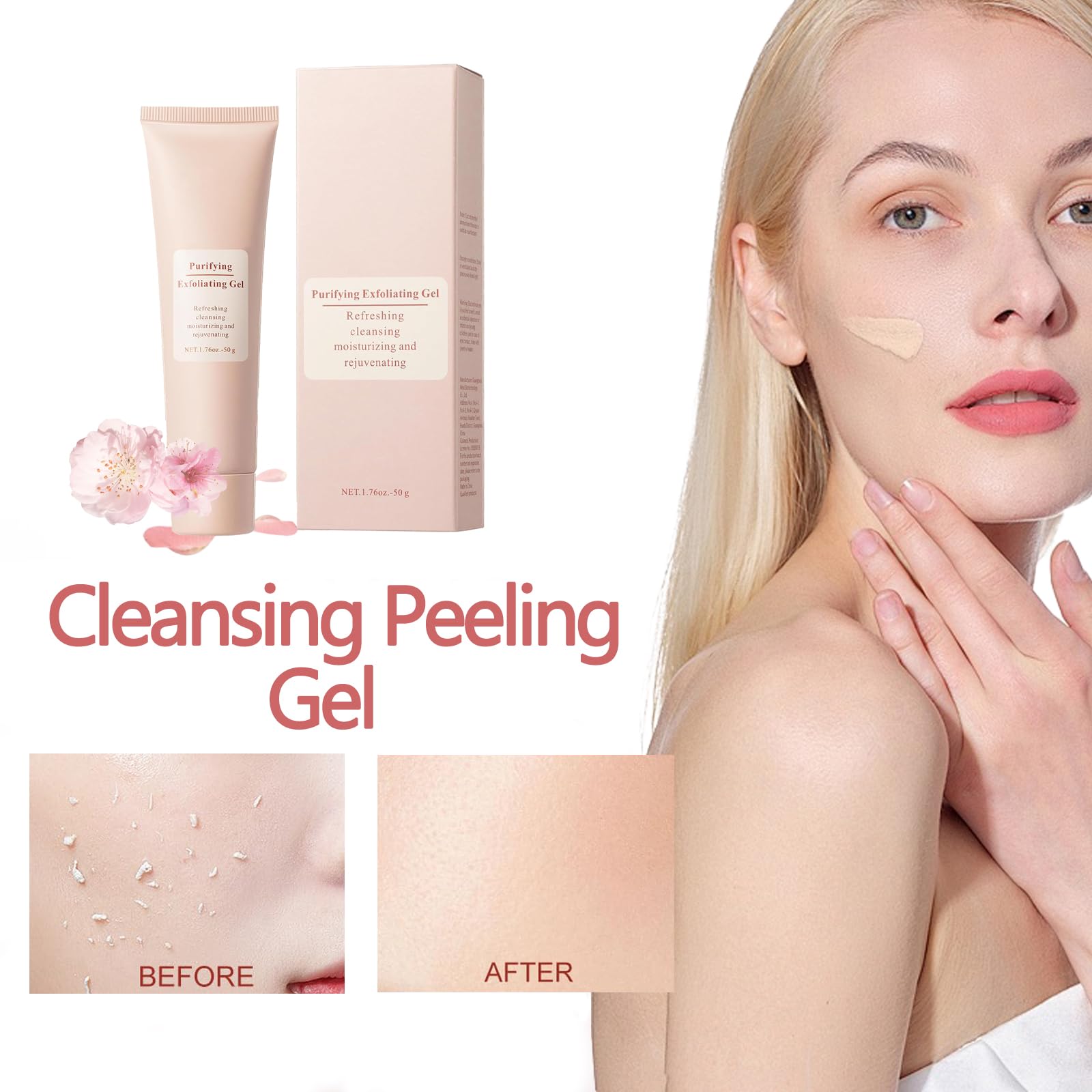 Haigou Purifying Exfoliating Gel – Gentle Facial & Body Cleanser