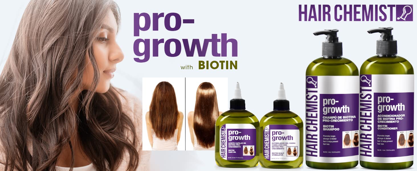 Hair Chemist Biotin Pro-Growth Conditioner 33.8 oz – Strengthening Conditioner for Thin Hair
