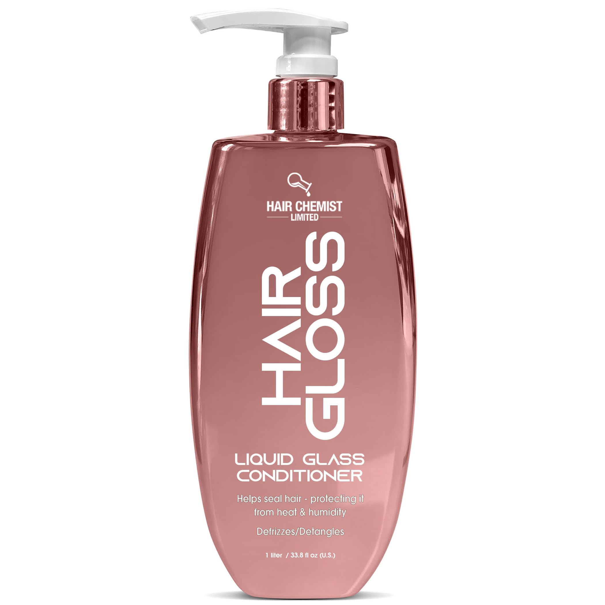 Hair Chemist Hair Gloss Liquid Glass Conditioner 33.8 oz – Frizz Control & Shine