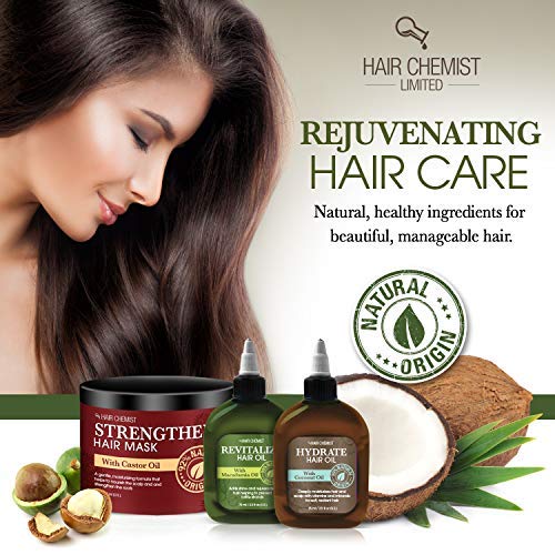 Hair Chemist Macadamia Oil Revitalizing Combo – Shampoo & Conditioner, 10 oz Each