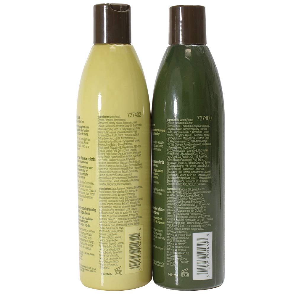 Hair Chemist Macadamia Oil Revitalizing Combo – Shampoo & Conditioner, 10 oz Each