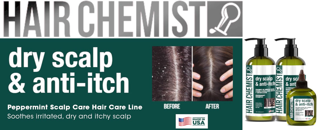 Hair Chemist Conditioner | Dry Scalp & Anti-Itch Peppermint, 33.8 oz, Paraben/Sulfate/Phthalate Free, Made in USA