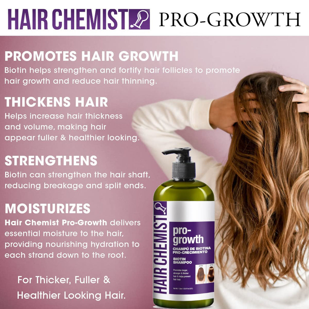 Hair Chemist Pro-Growth Shampoo with Biotin | 33.8 oz