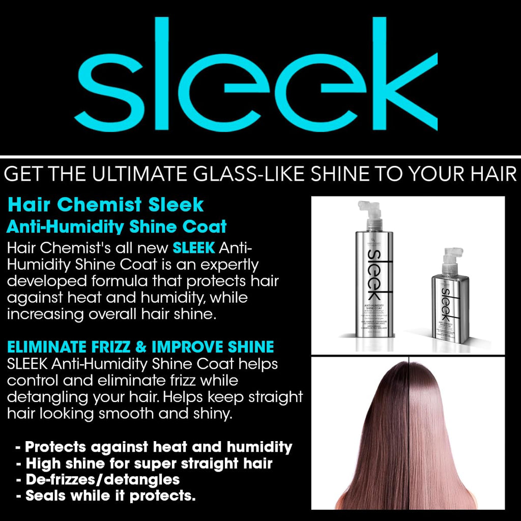Hair Chemist Sleek Anti-Humidity 3-Piece Set: Shampoo, Conditioner & Shine Coat