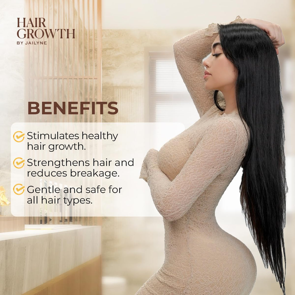 Hair Growth Shampoo by Jailyne Ojeda – Biotin & Keratin for Thicker, Fuller Hair | Made in USA
