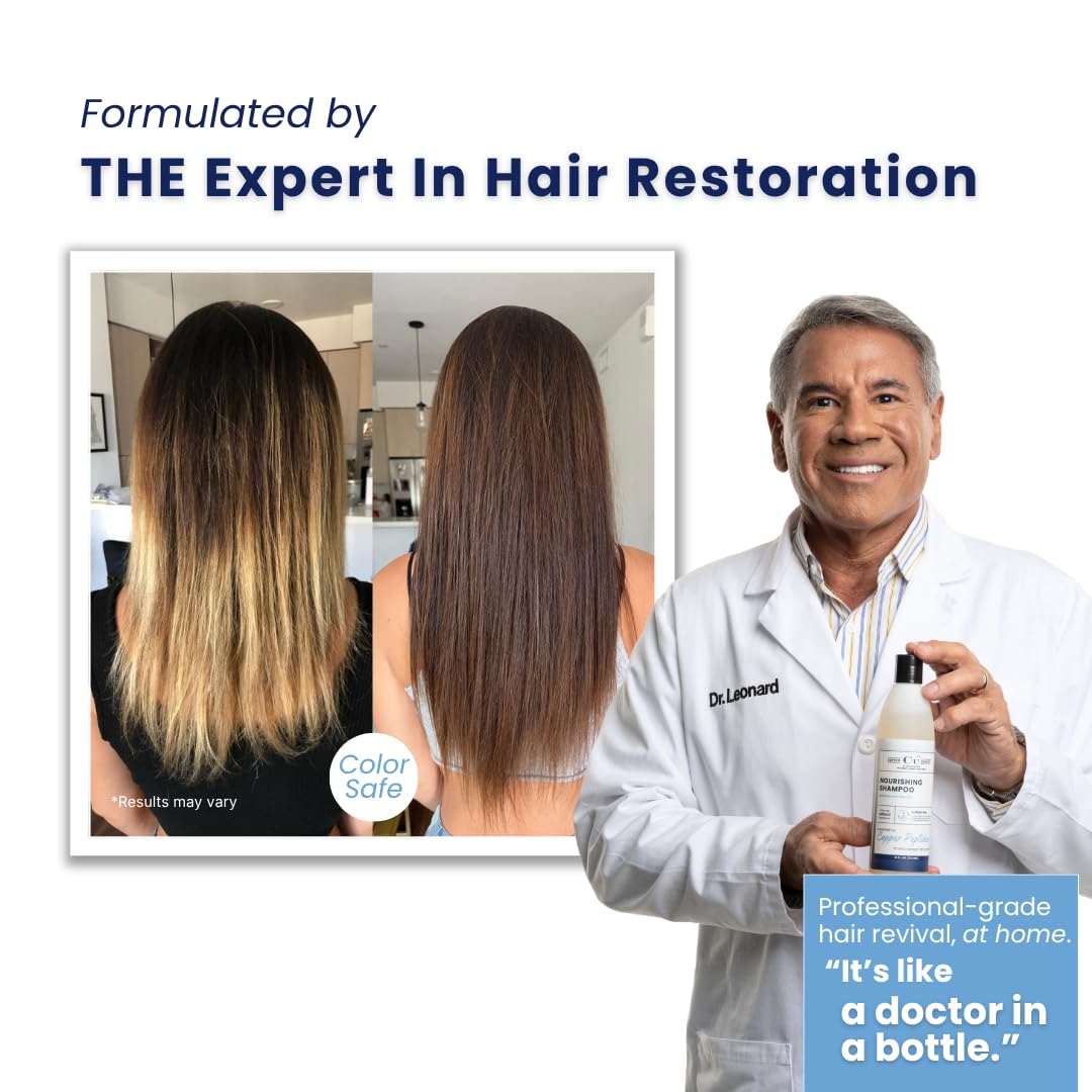 Copper Chemist Hair Growth Shampoo by Hair Health Institute – Copper Peptides for Thinning Hair | Doctor Developed, Sulfate Free & Color Safe
