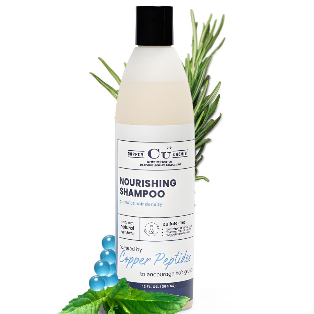 Copper Chemist Hair Growth Shampoo by Hair Health Institute – Copper Peptides for Thinning Hair | Doctor Developed, Sulfate Free & Color Safe