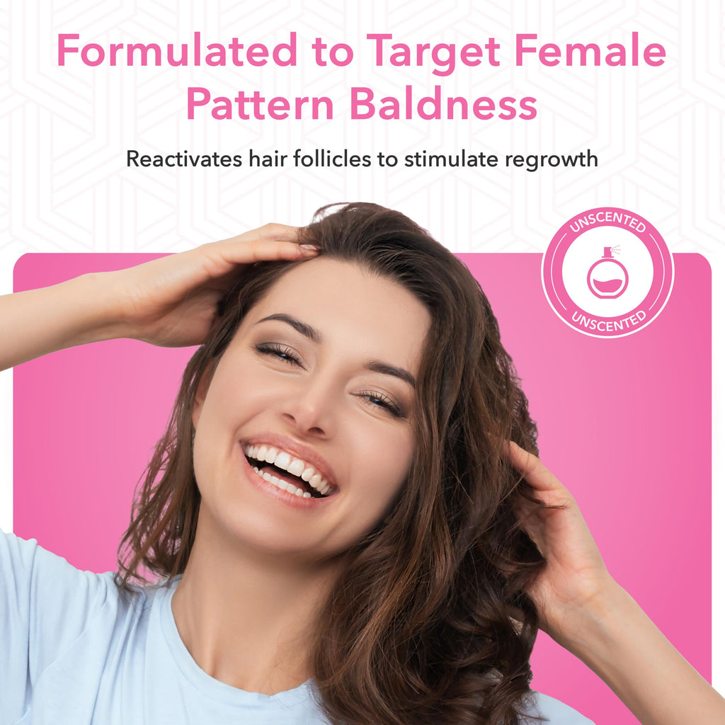 Hair Regen Minoxidil Foam for Women 5% – 6 Month Supply