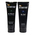 Hair Situation Mr. Cool Wet Look Gel — Strong Hold, High Shine, Alcohol-Free; Mr. Vibrant Volumizing Shampoo for Thinning Hair
