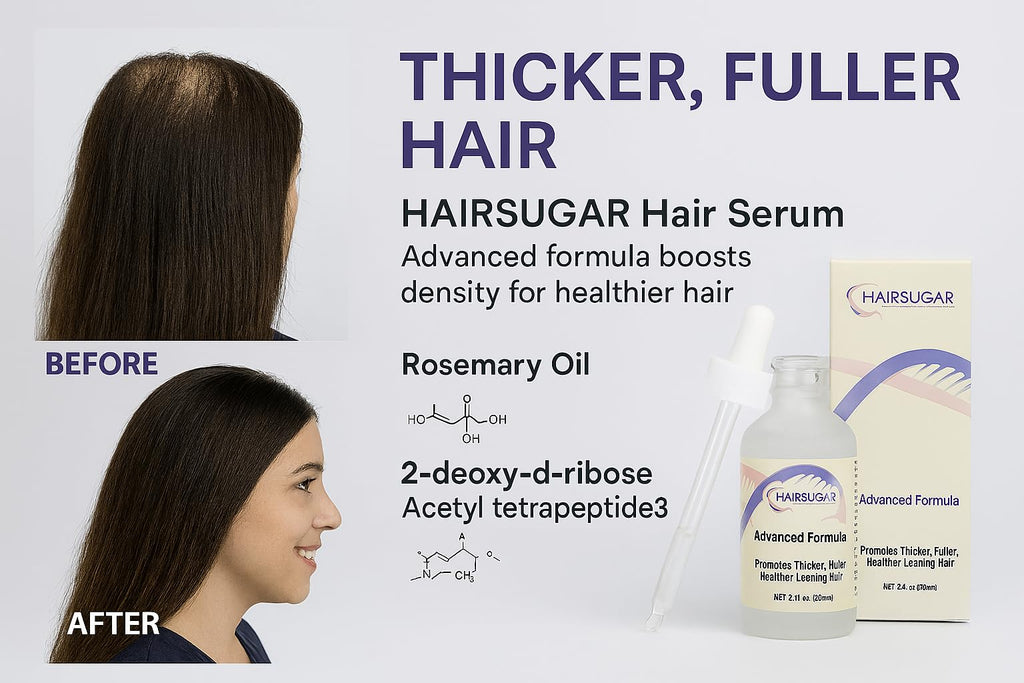 Hair Sugar - 2-Deoxy-D-Ribose Hair Serum for Thinning Hair