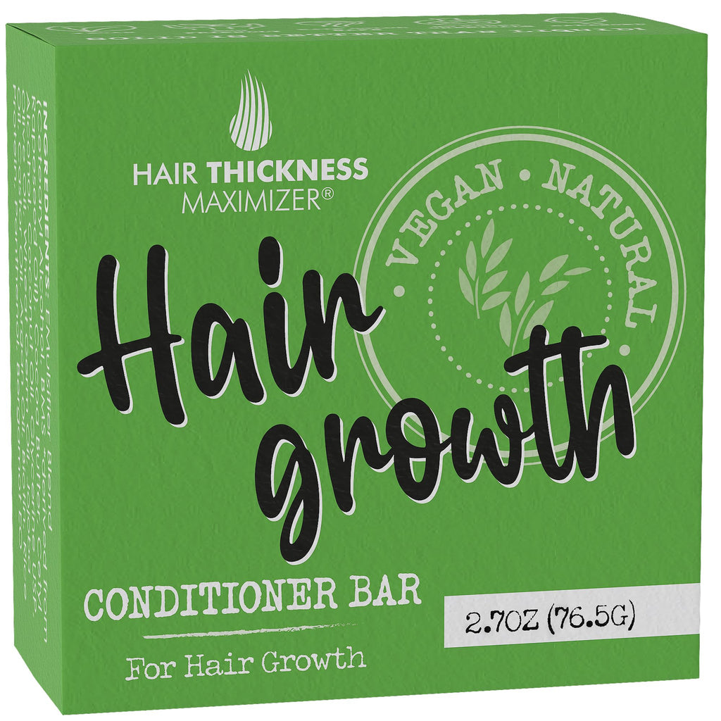 Hair Thickness Maximizer Conditioner Bar for Hair Growth – Eco-Friendly, Vegan, Color Safe, USA Made