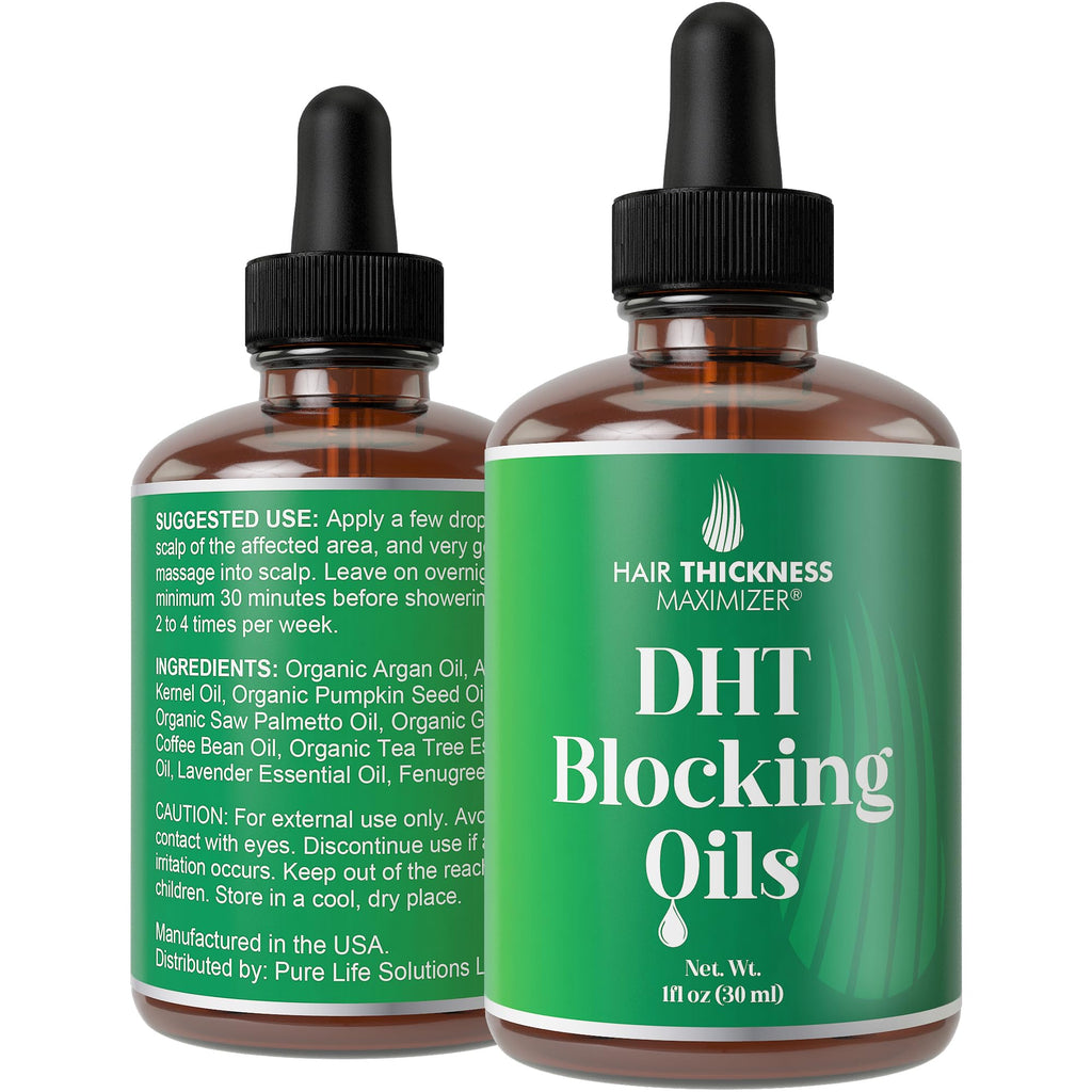 Hair Thickness Maximizer DHT Blocker Serum – Vegan & Unscented, 1oz