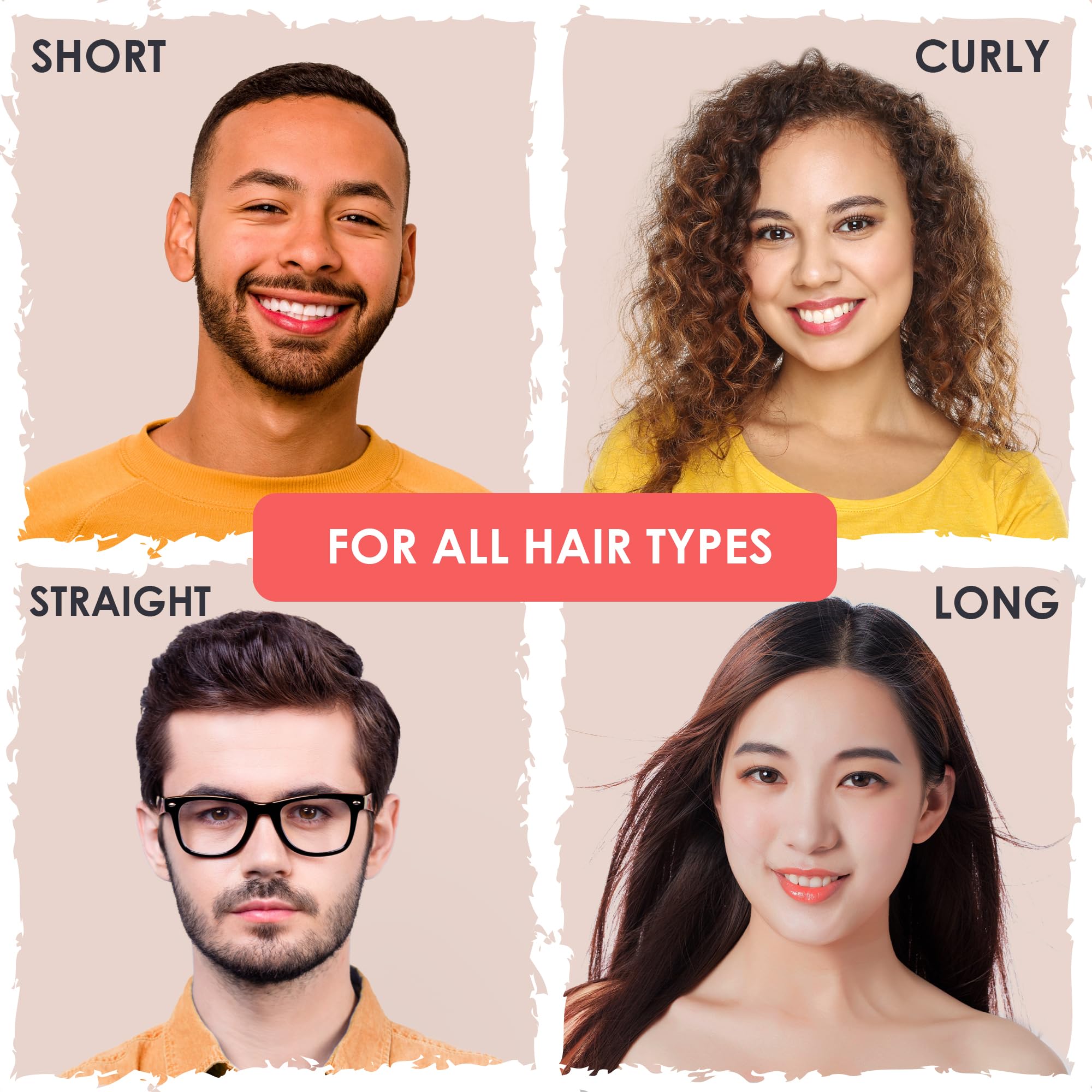 Hair Fibers for Thinning Hair – Hair Thickness Maximizer – Plant-Based, Non-Itchy, Easy Washout (Black)