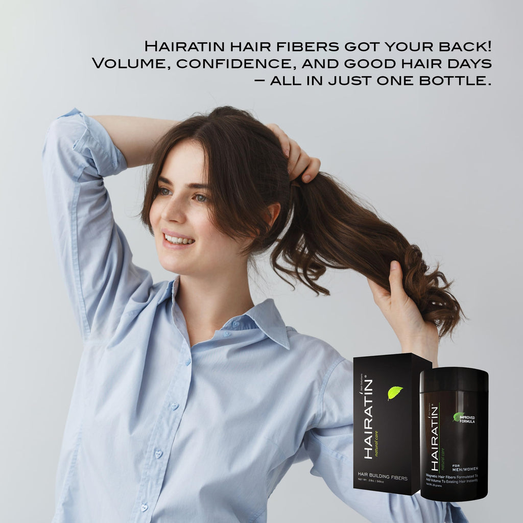 HAIRATIN by RE-EVOLUTION: Building Fibers for Thinning Hair – Instantly Conceal Hair Loss in 10 Seconds