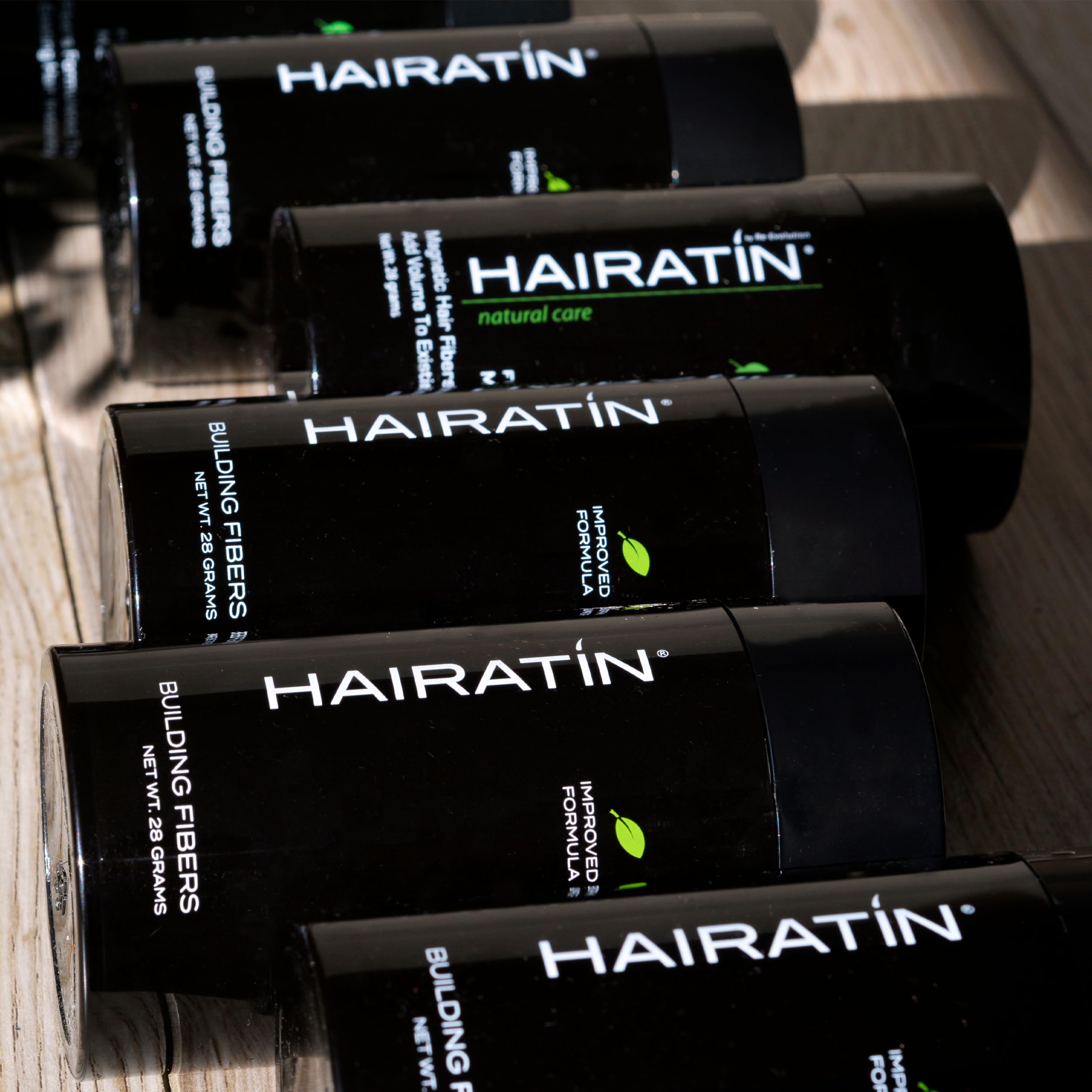 HAIRATIN Building Fibers for Thinning Hair – Medium Brown, 28G | Instant Fuller Look