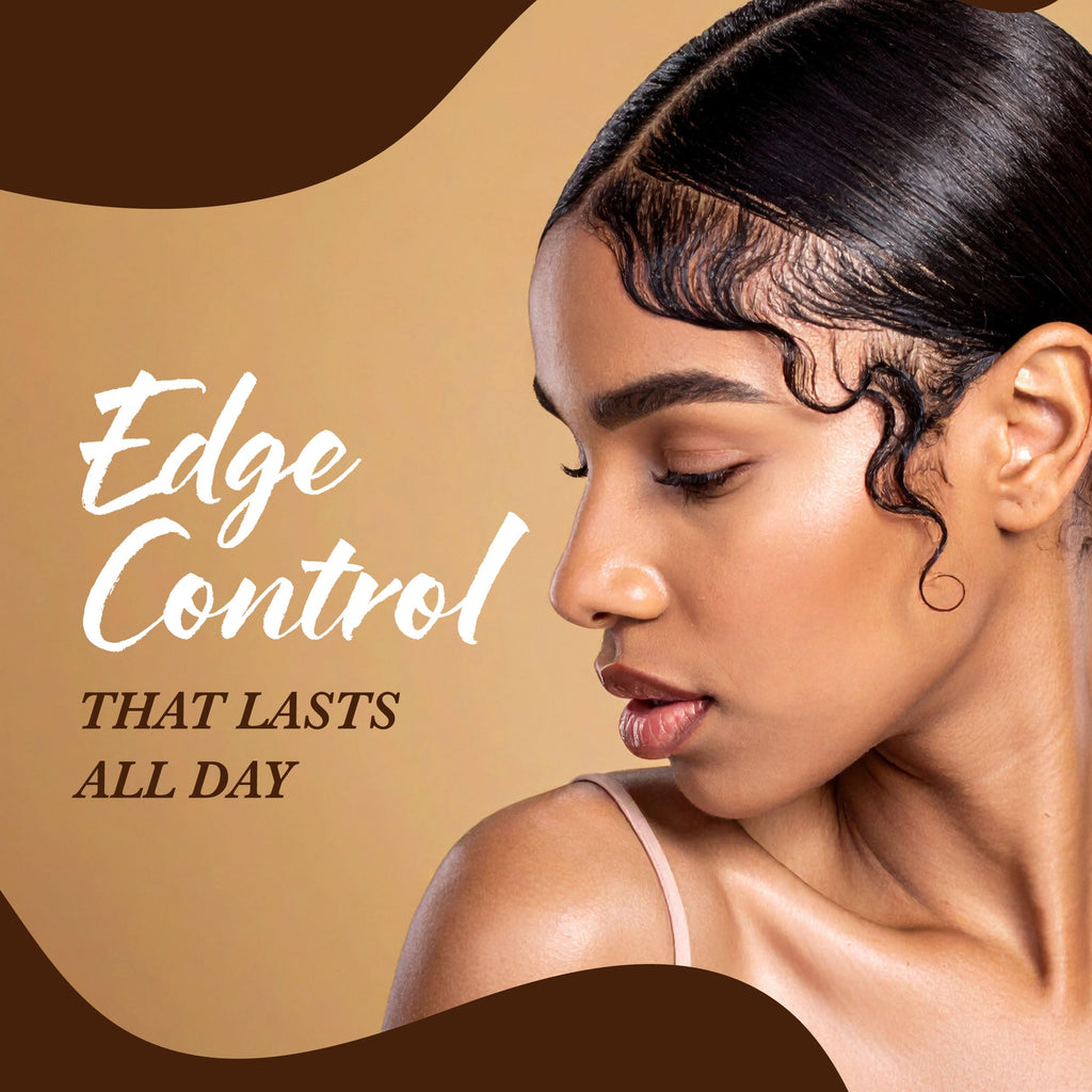 Hairplexx Glow Edge Control Gel – Maximum Hold, Non-Sticky Finish, Rosemary Mint, Biotin & Castor Oil
