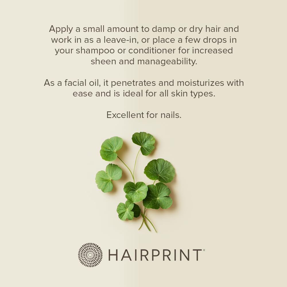 Hairprint Daikon Seed Oil — Lightweight Moisturizer & Conditioner for Hair & Skin (4 oz)