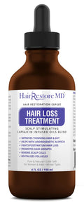 HairRestore MD DHT Blocker Oil with Cayenne – Hair Regrowth Serum