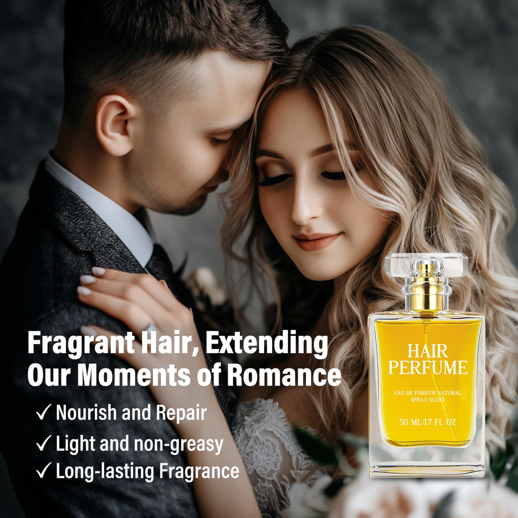 Hajoyful Hair Perfume – Nourishing Hair Essential Oils for Women (1.7 Fl Oz)