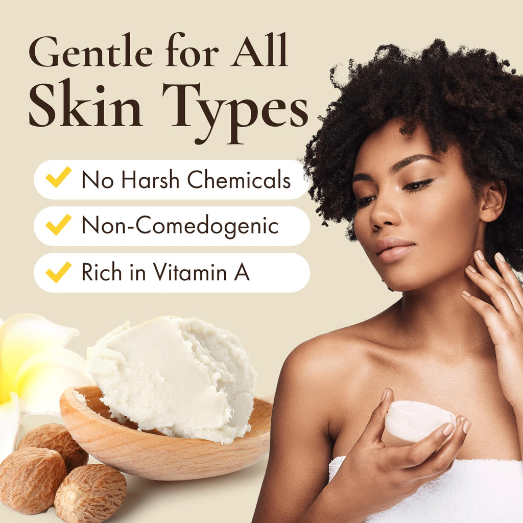 HalalEveryDay 28 oz Ivory Shea Butter – 100% Pure All Natural, Unrefined Organic Raw from Ghana