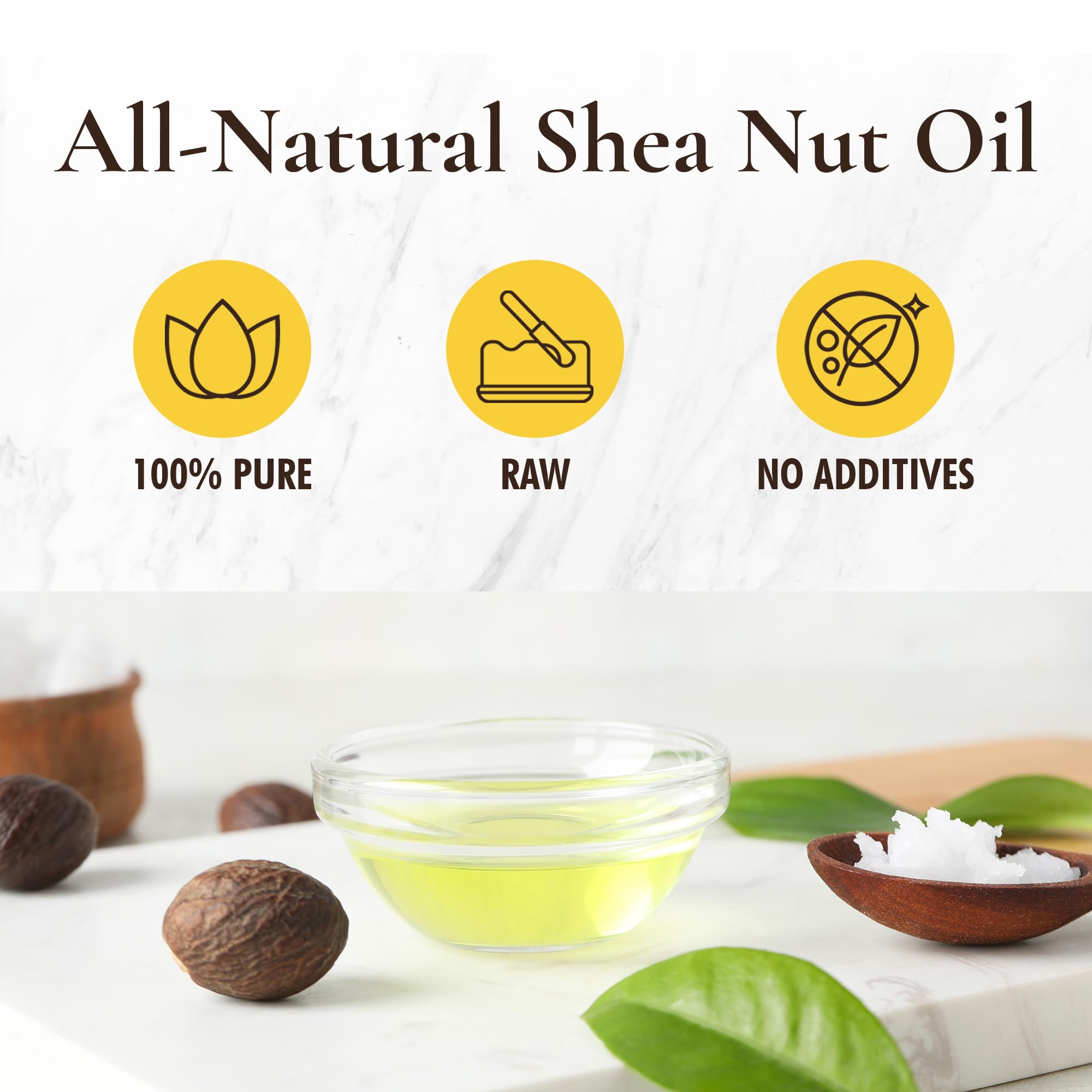 HalalEveryDay Shea Olein 100% Pure Shea Oil – 16oz Cold-Pressed Moisturizing Oil | Halal Certified