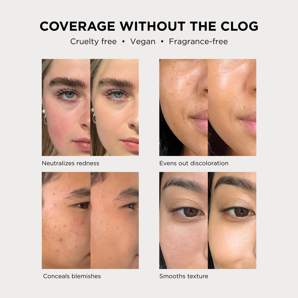 HALEYS Re-form Luminous Skin Foundation | Vegan, Cruelty-Free, Med–Full Coverage, Oil-Free, All-Day Wear