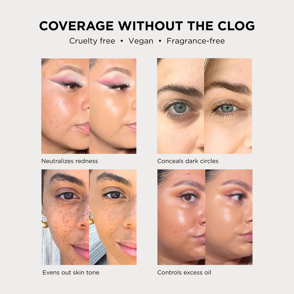 HALEYS Re-set Full Coverage Matte Foundation | Vegan, Oil-Free, Long-Wear