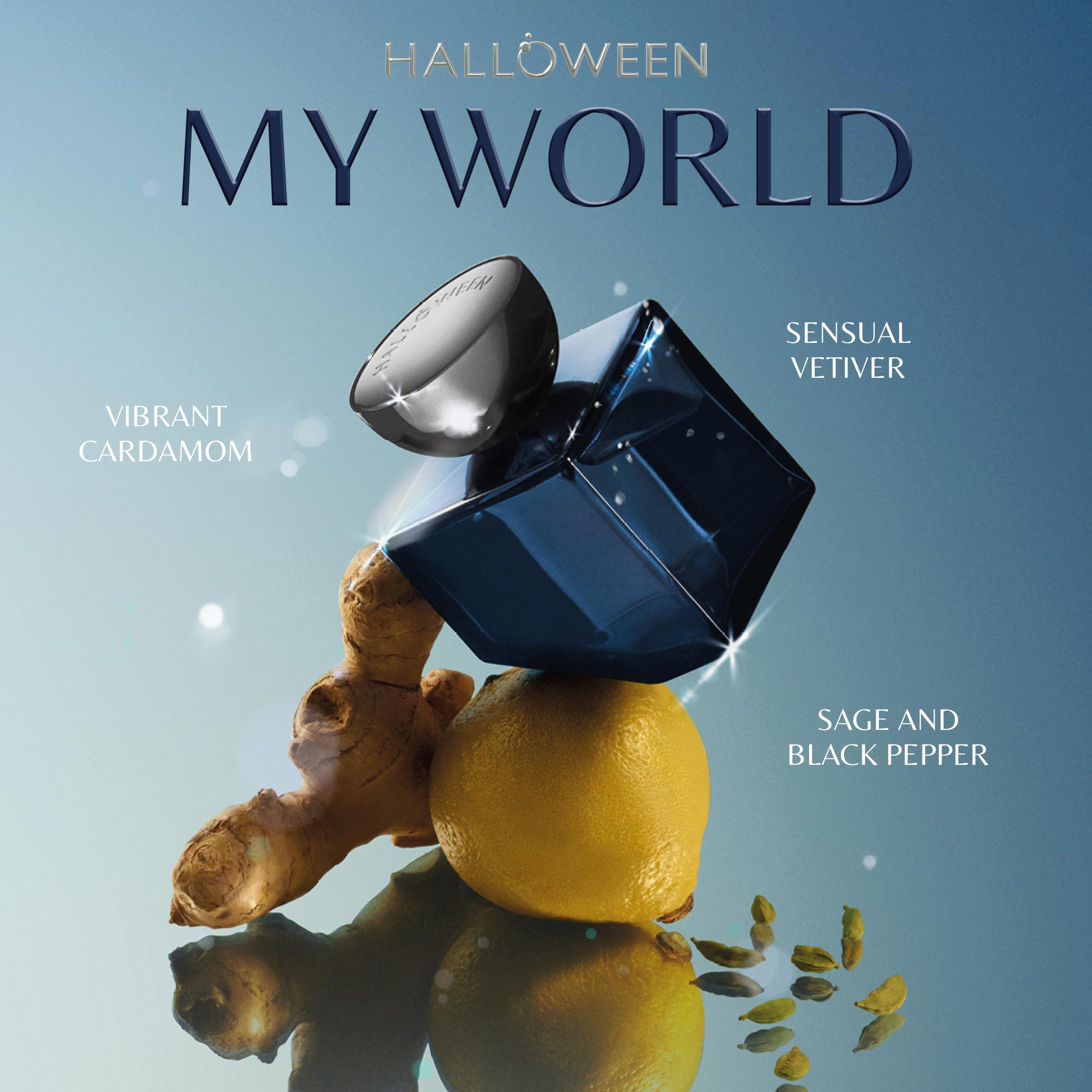 Halloween My World Eau de Parfum for Men | Woody Aromatic & Spicy, 1.7 Fl Oz