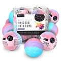 Hallu Unicorn Bath Bomb – Mango Peach & Vanilla, 140 g, 8-pack