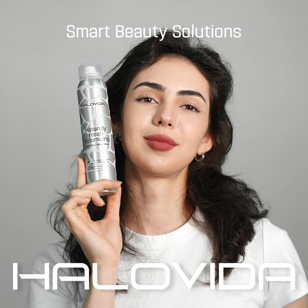 HALOVIDA Dry Shampoo for Women – Instant Volume, No White Residue, 5.07 fl oz