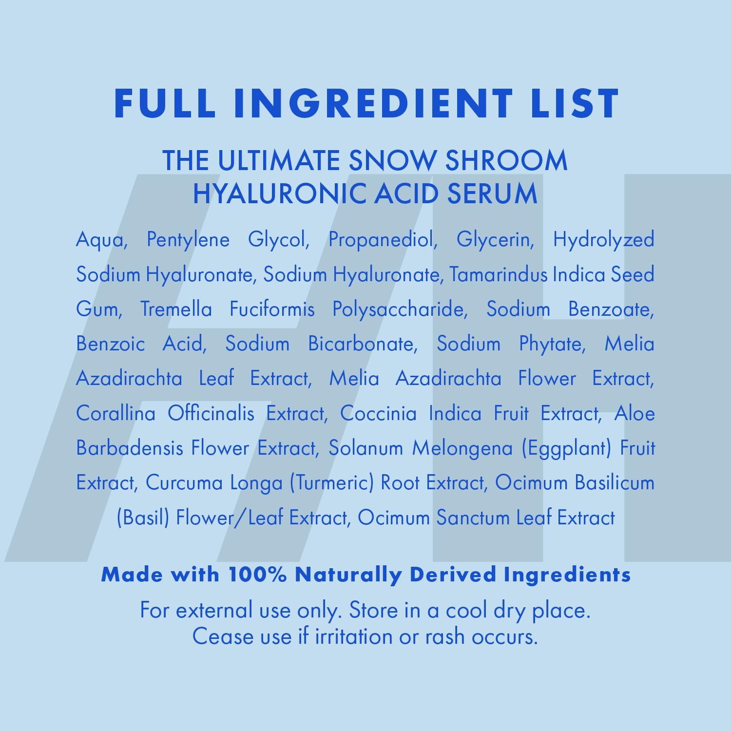 Handmade Heroes Tremella Hyaluronic Serum – All-Natural, Vegan, Fragrance-Free Hydration