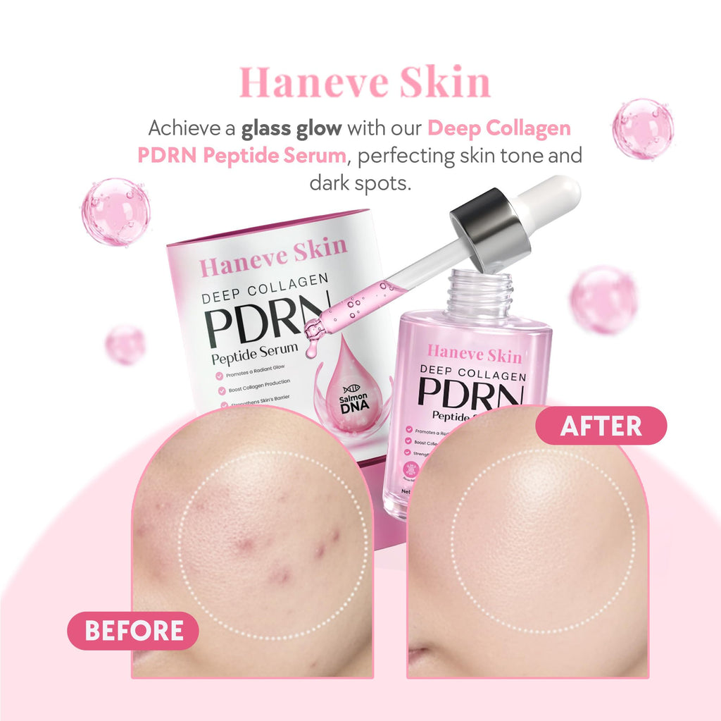 Deep Collagen PDRN Serum with Salmon DNA & Niacinamide – Haneve Skin 50ml