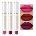 HANLADY Berry Pink Red Lipstick 3pc – Long-Lasting Matte, Vegan & Cruelty-Free Lip Color