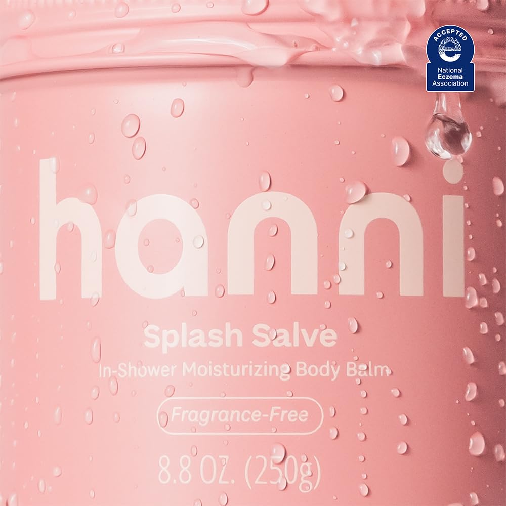 HANNI Splash Salve Body Mask – Fragrance-Free In-Shower Moisturizer (250 mL / 8.8 oz)