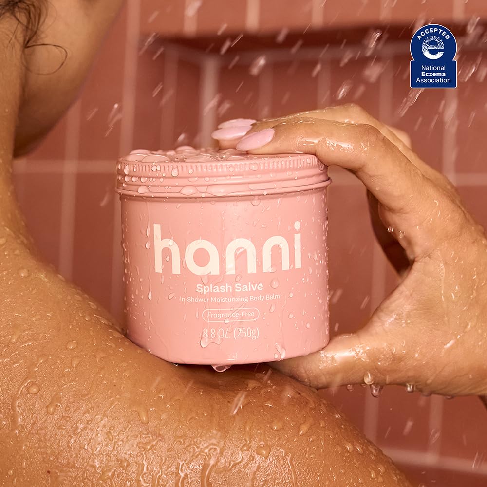 HANNI Splash Salve Body Mask – Fragrance-Free In-Shower Moisturizer (250 mL / 8.8 oz)