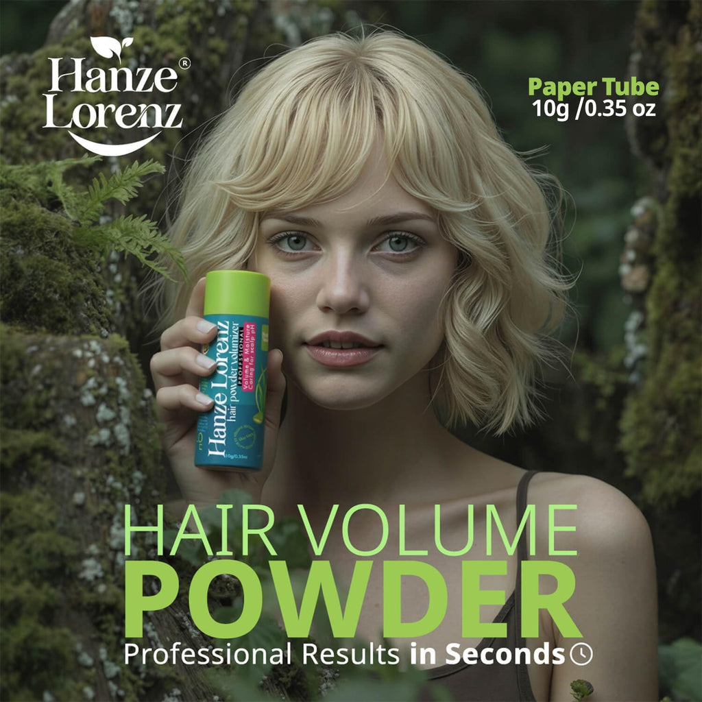 Hanze Lorenz Hair Texture Powder – Root Lifter & Volumizing Dust for Sensitive Scalp – Matte Finish, Unscented – 0.35 oz