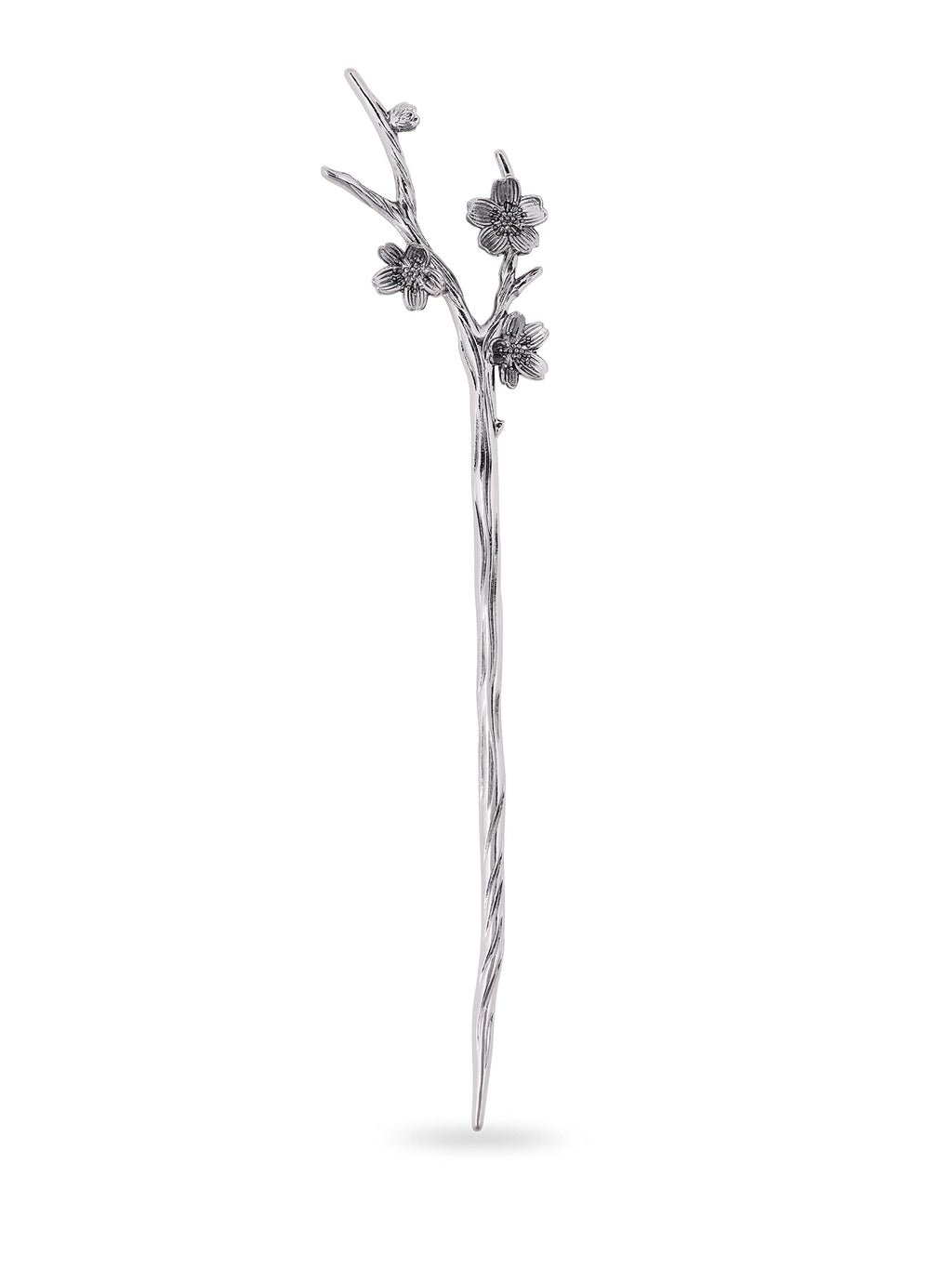 HAQUIL Black Plum Hairpin Stick Barrette – Vintage Long Hair Accessory for Women