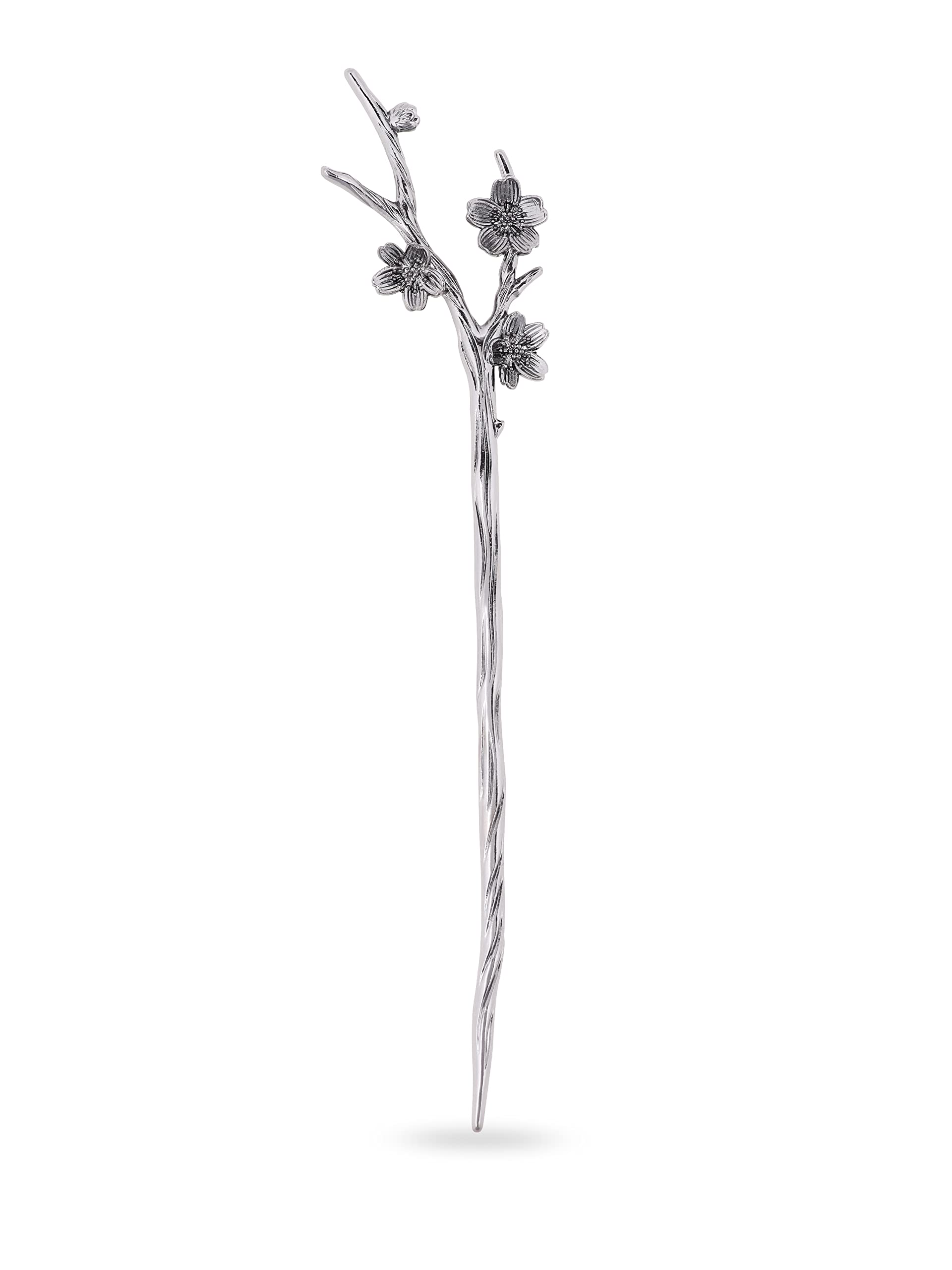 HAQUIL Black Plum Hairpin Stick Barrette – Vintage Long Hair Accessory for Women
