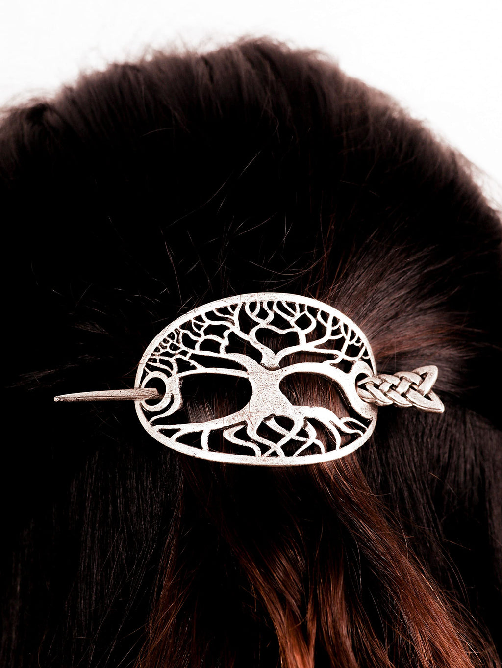 HAQUIL Celtic Hairpin Barrette – Vintage Long-Hair Accessory for Women