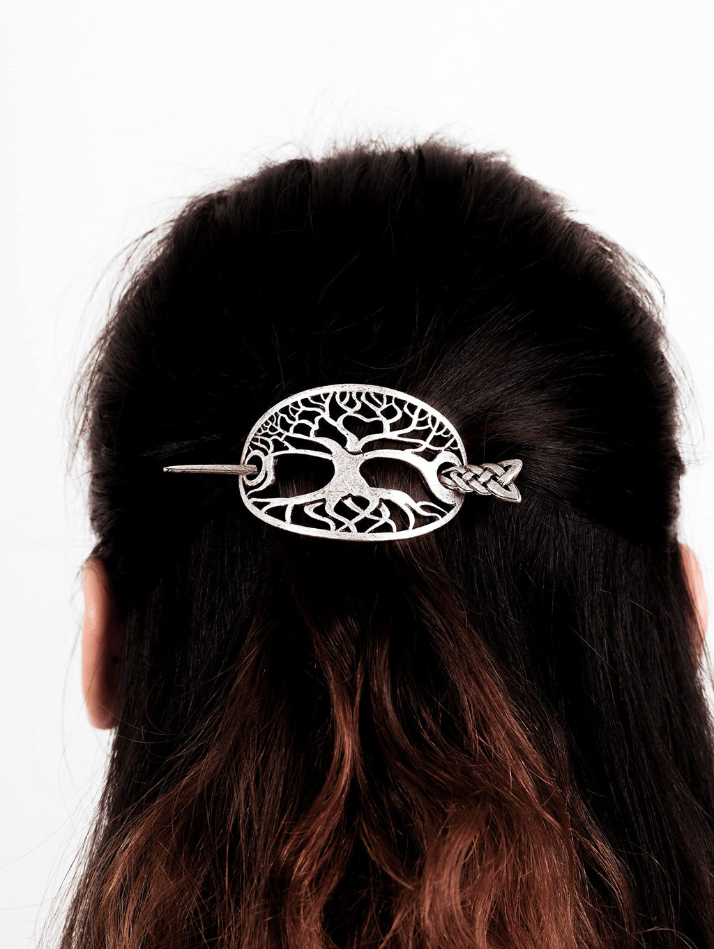 HAQUIL Celtic Hairpin Barrette – Vintage Long-Hair Accessory for Women