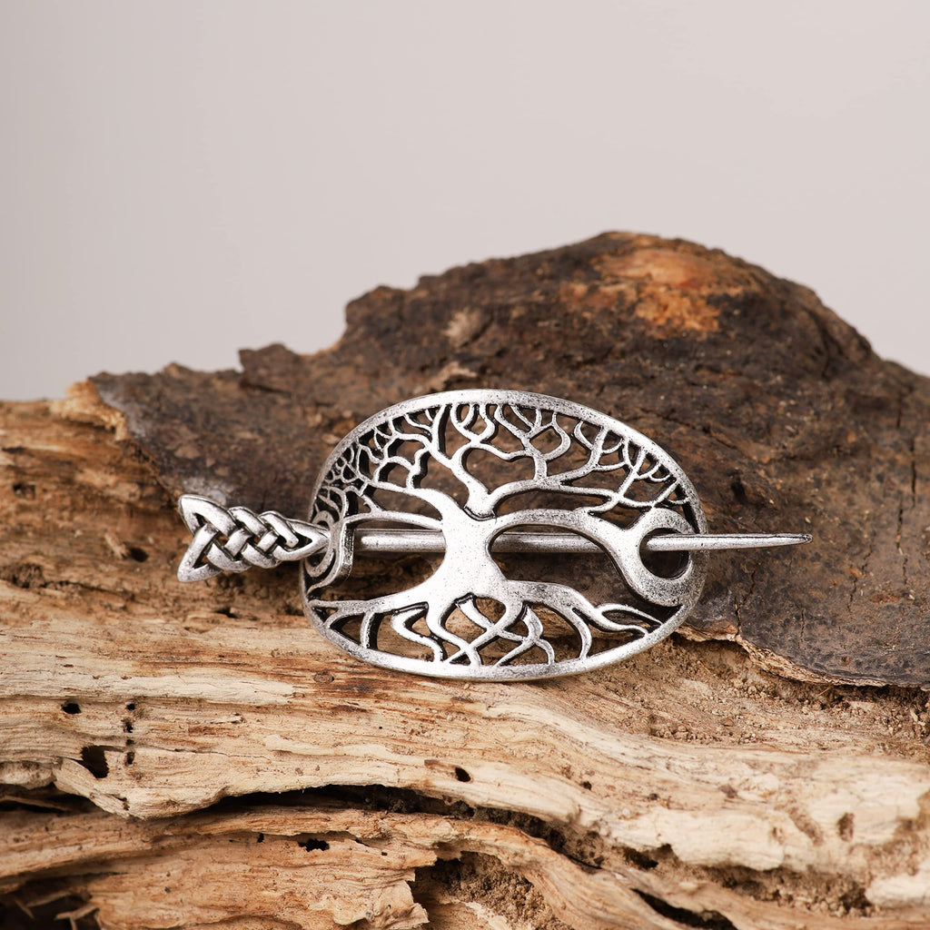 HAQUIL Celtic Hairpin Barrette – Vintage Long-Hair Accessory for Women