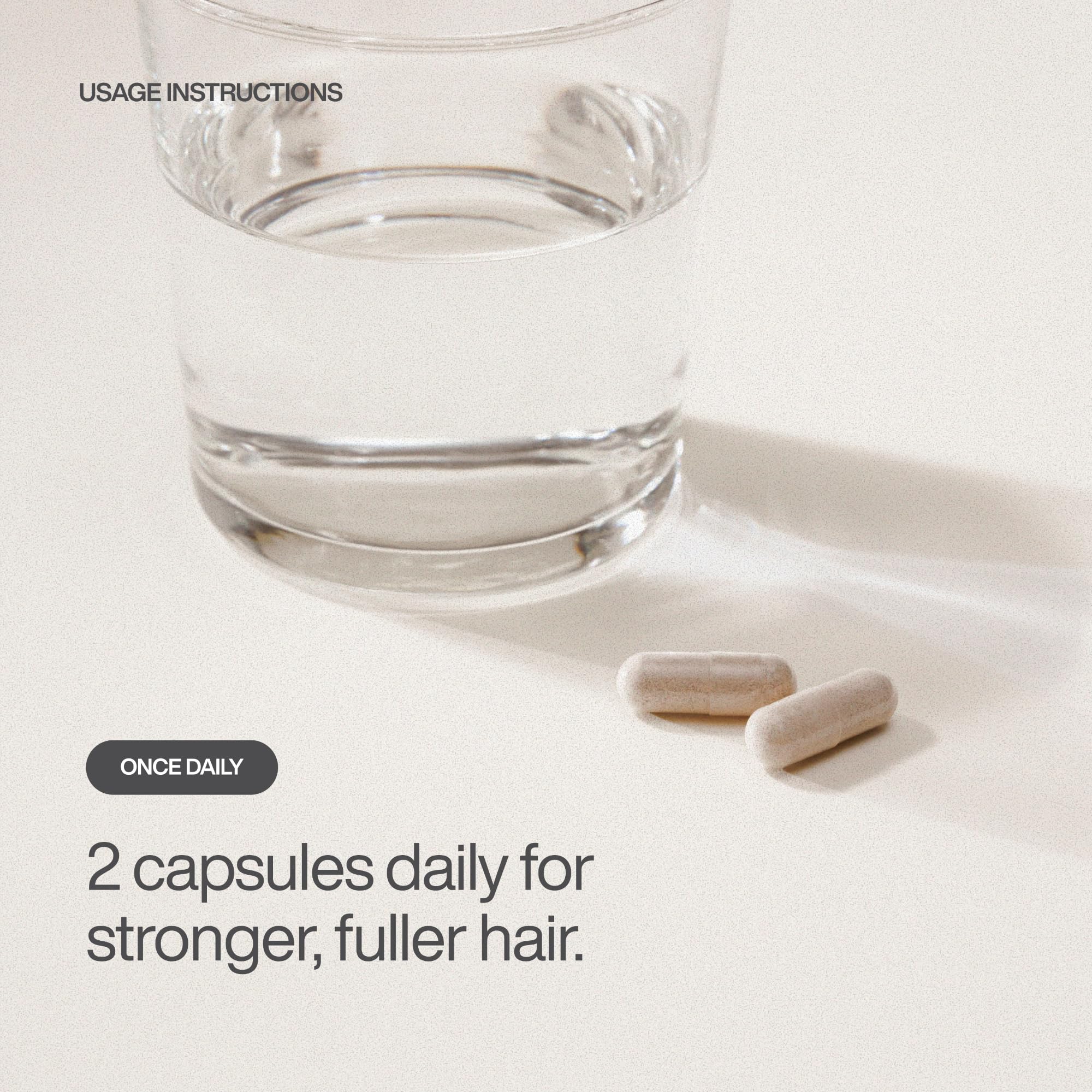 Harklinikken Hair Supplement - 6-Pack (360 Capsules) for Men & Women | Visibly Thicker, Denser Hair