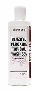 Harris Pharma 5% Benzoyl Peroxide Wash – 8 oz for Acne-Prone Skin